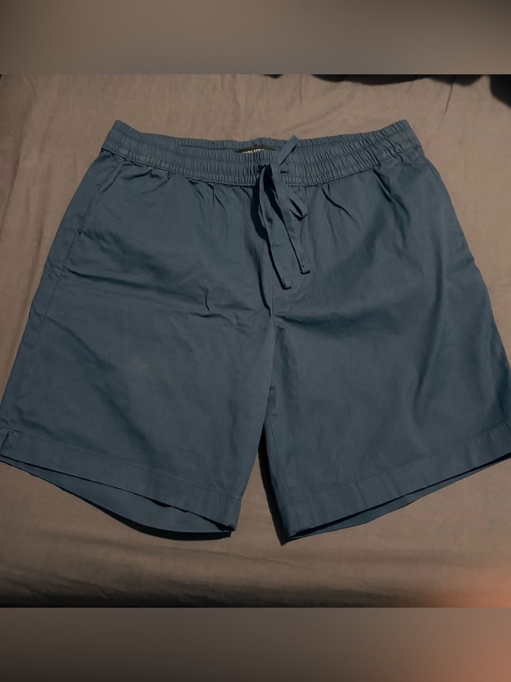 Banana Republic Men's Slate Blue Drawstring Hybrid Shorts
